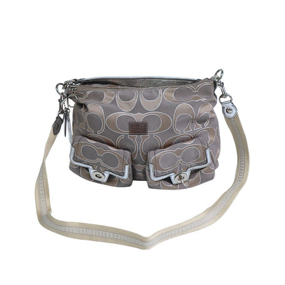 Coach Poppy Metallic Signature Hippie