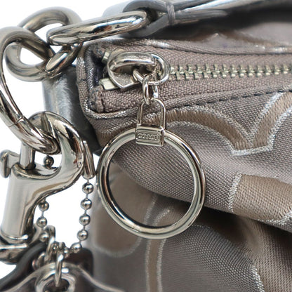 Coach Poppy Metallic Signature Hippie