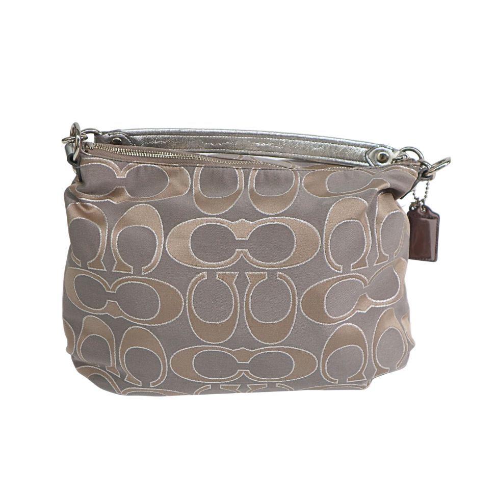 Coach Poppy Metallic Signature Hippie