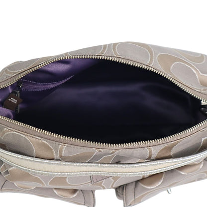 Coach Poppy Metallic Signature Hippie