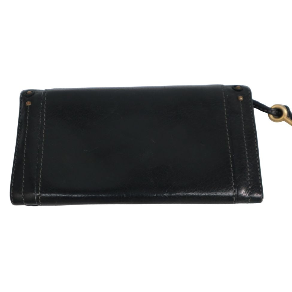 Paddington Leather Foldover Long Wallet
