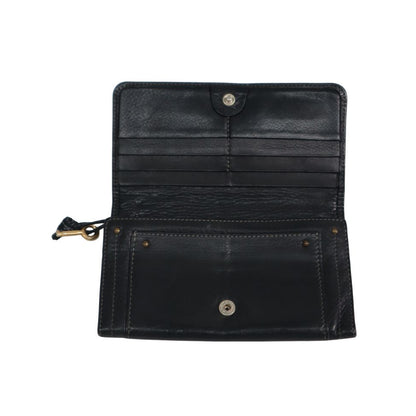 Paddington Leather Foldover Long Wallet