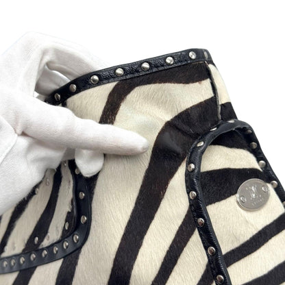 Rare Limited Edition Omotesando Celine Zebra Print Boogie Bag