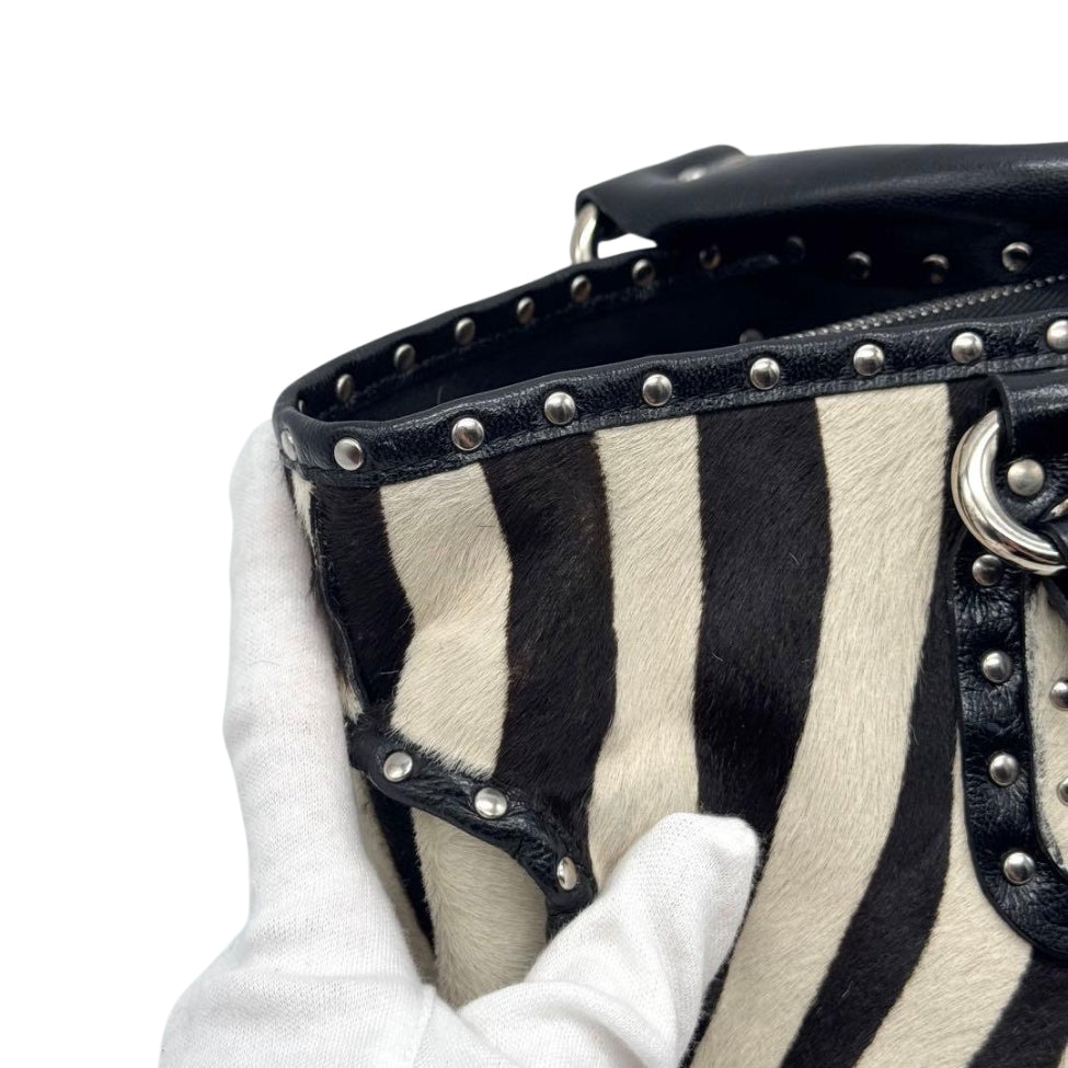 Rare Limited Edition Omotesando Celine Zebra Print Boogie Bag