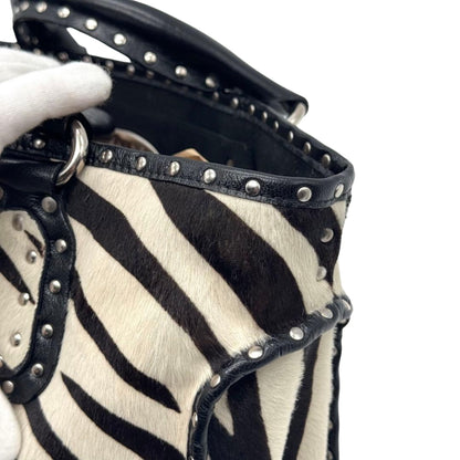 Rare Limited Edition Omotesando Celine Zebra Print Boogie Bag
