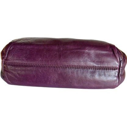 Chanel LAX Accordion Plum Bag Karl Lagerfeld Era