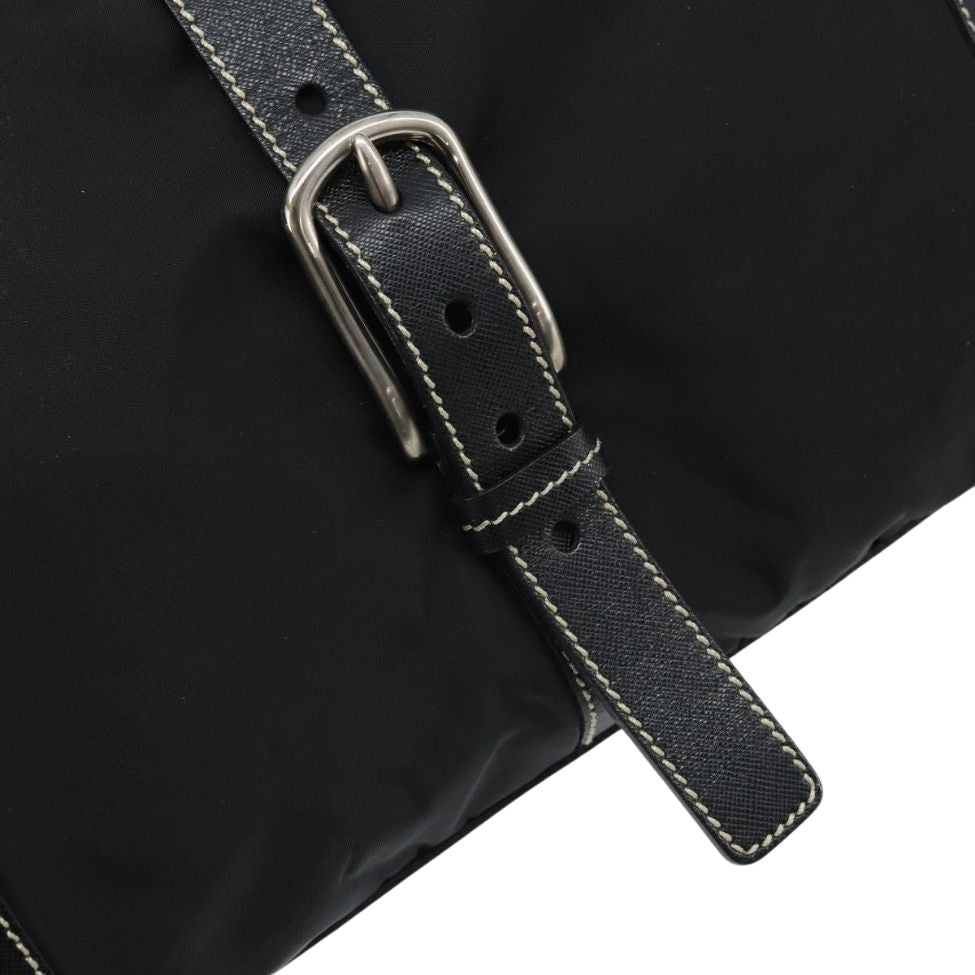 Prada Buckled Satchel Tote Bag