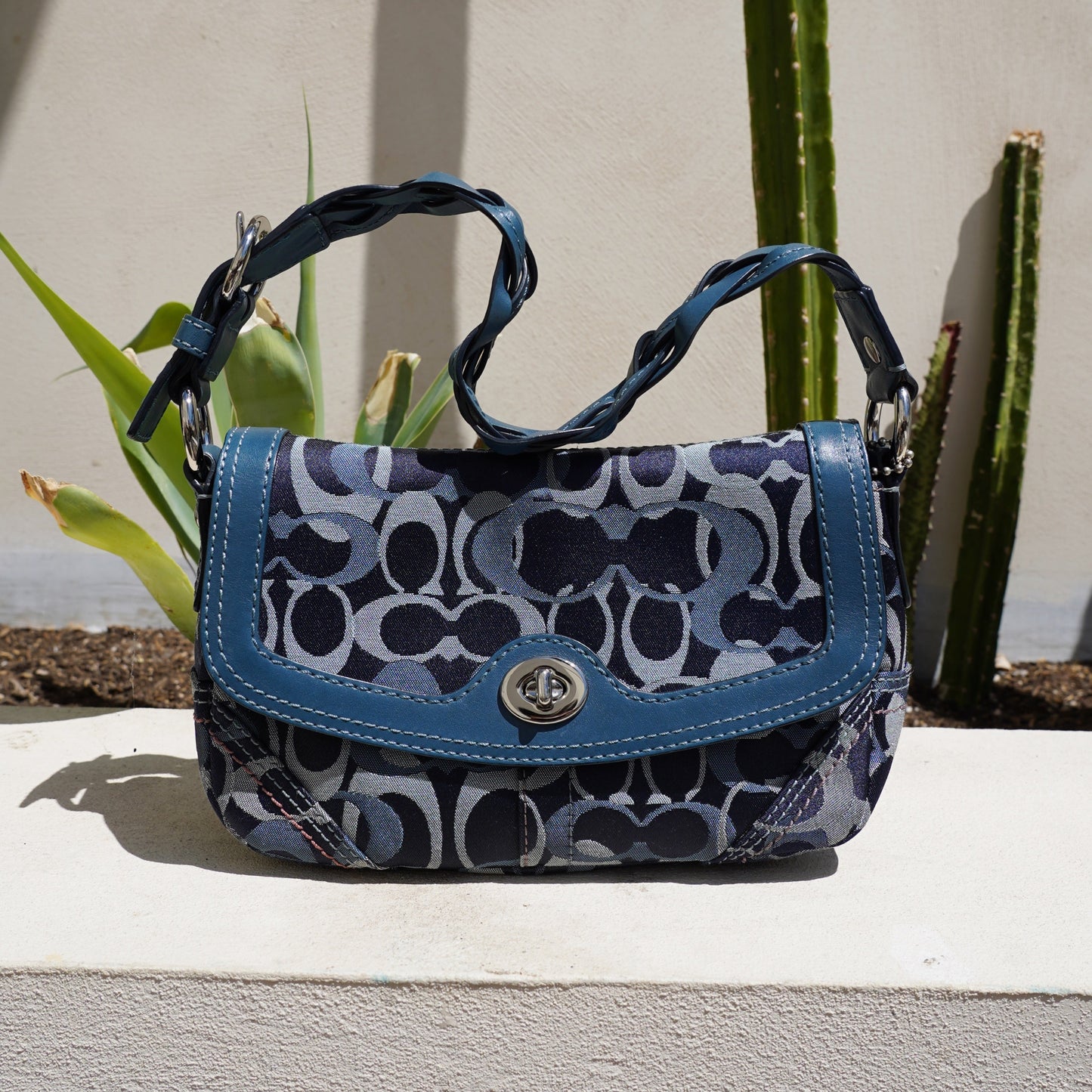 Chelsea Optic Signature Canvas Flap