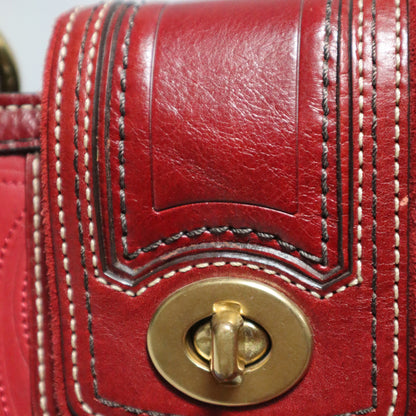 Hampton Signature Red Satchel